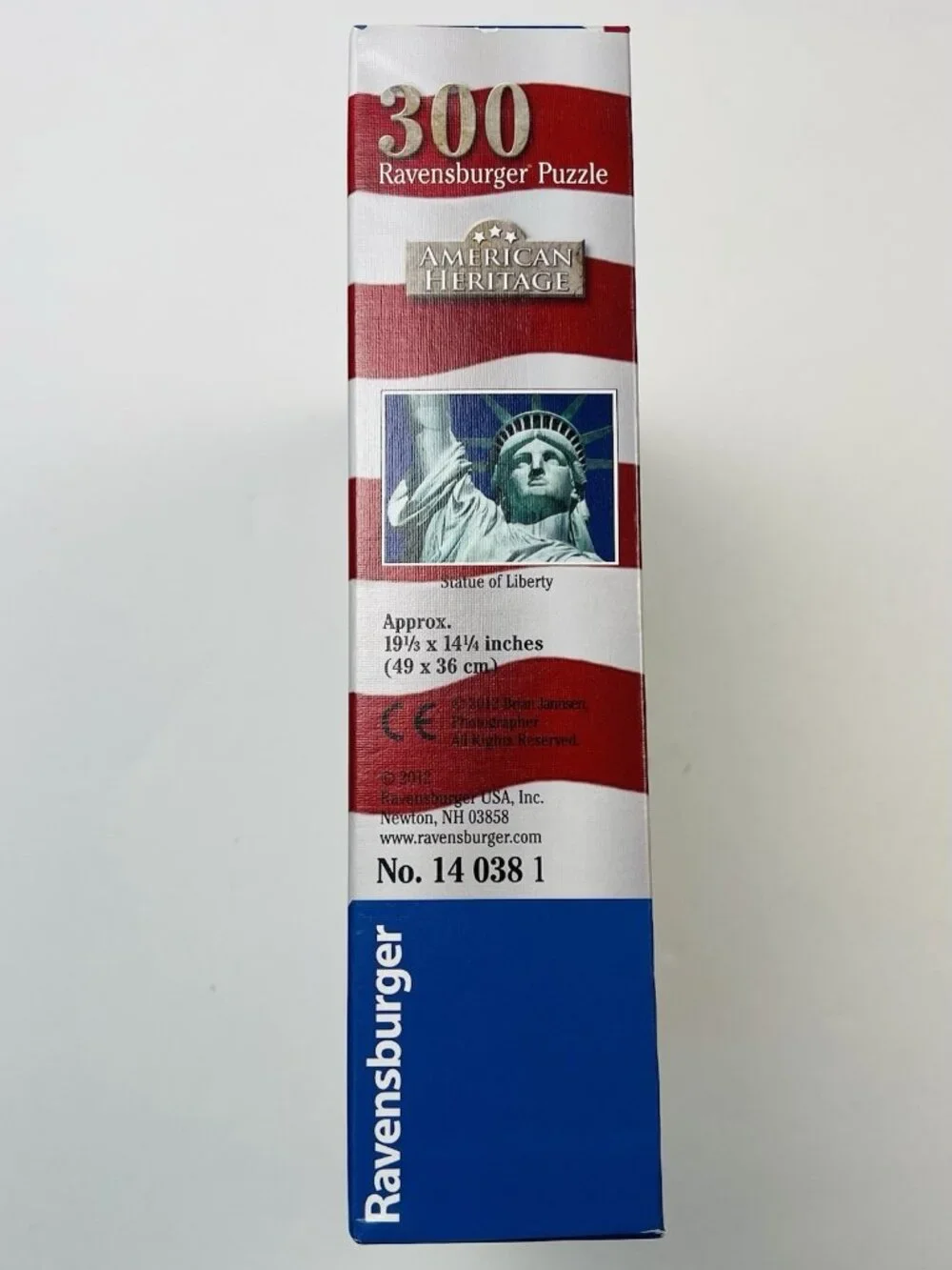 RAVENSBURGER 300pc American Heritage Statue of Liberty JIGSAW PUZZLE 140381 NIB